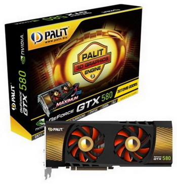 Palit Of geForce GTX of 580 3Gb Palit Geforce GTX580 3gb
